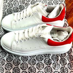 Alexander McQueen size 41 red and white cover sizes sneaker